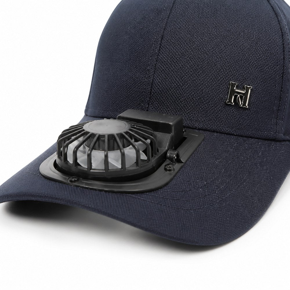 Gorra con ventilador
