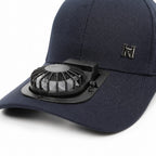 Gorra con ventilador