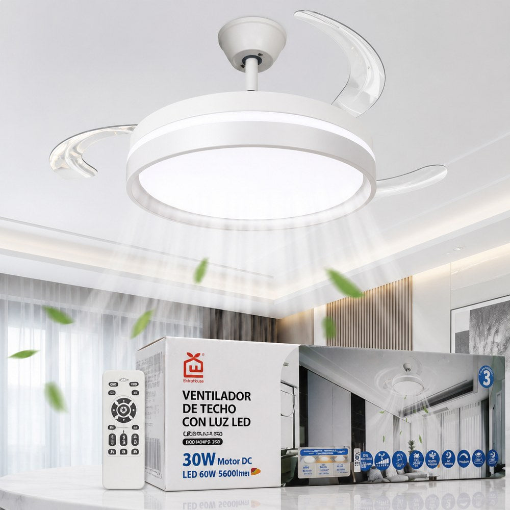 Ceiling Fan with LED Light