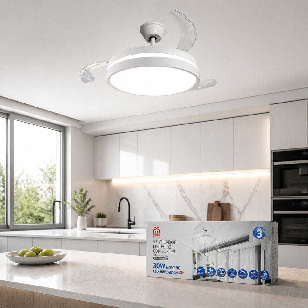 Ceiling Fan with LED Light
