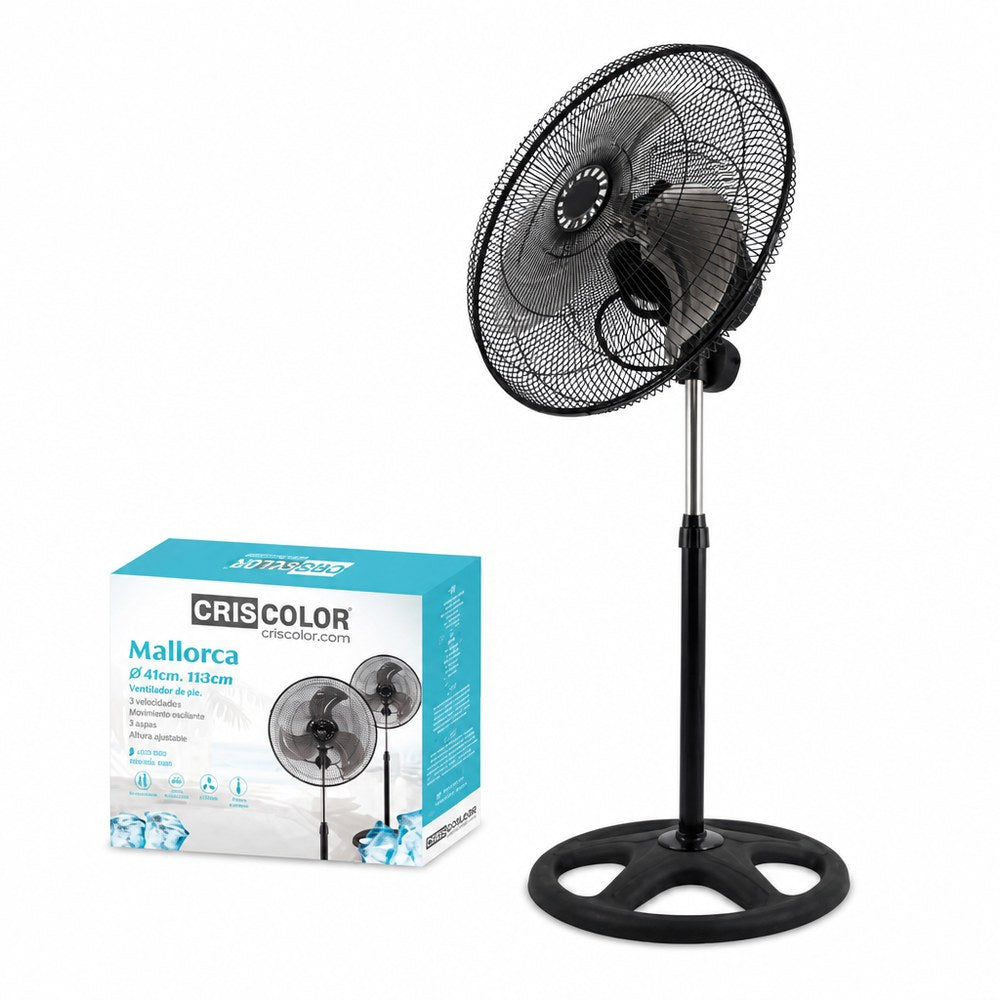 Black Floor Fan