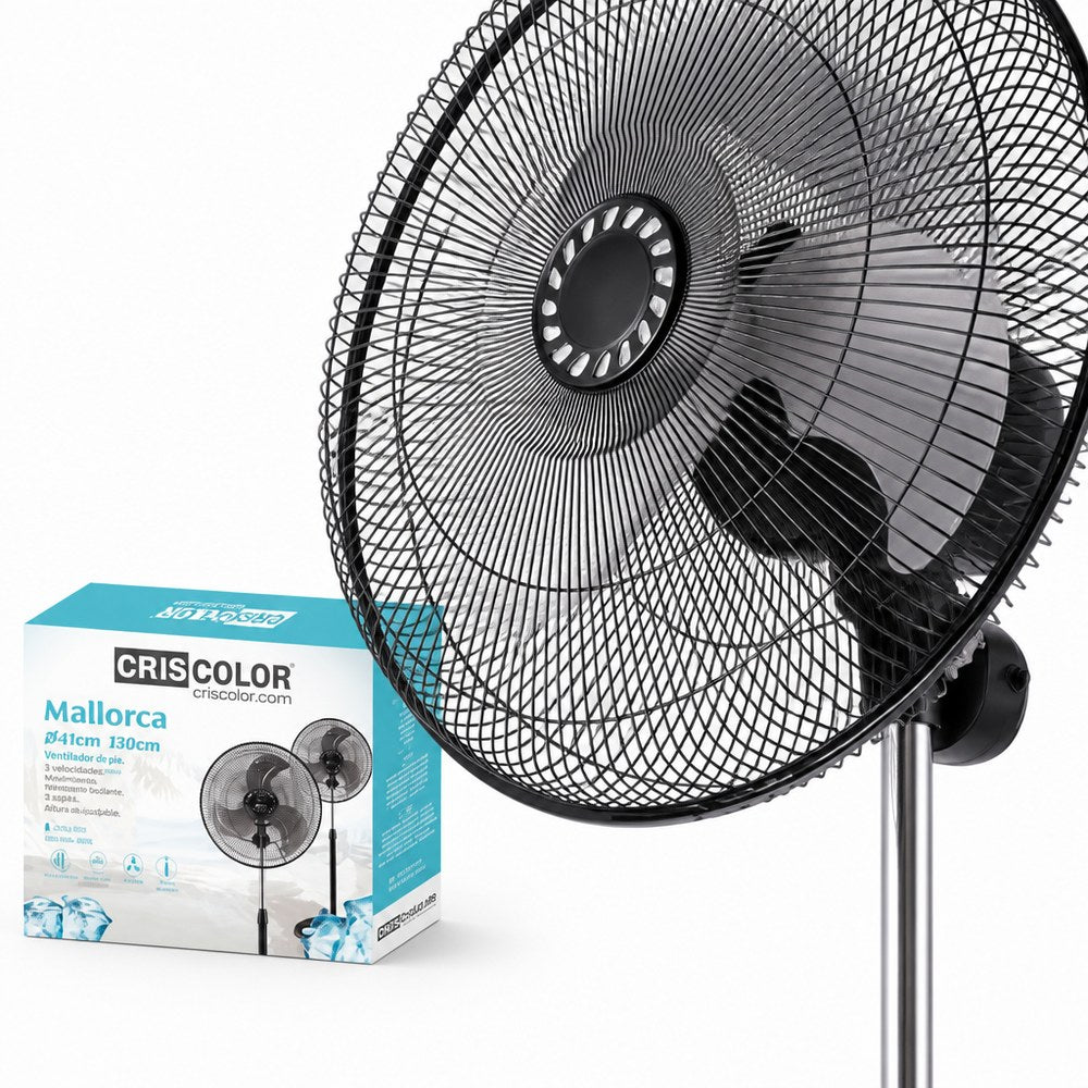 Black Floor Fan