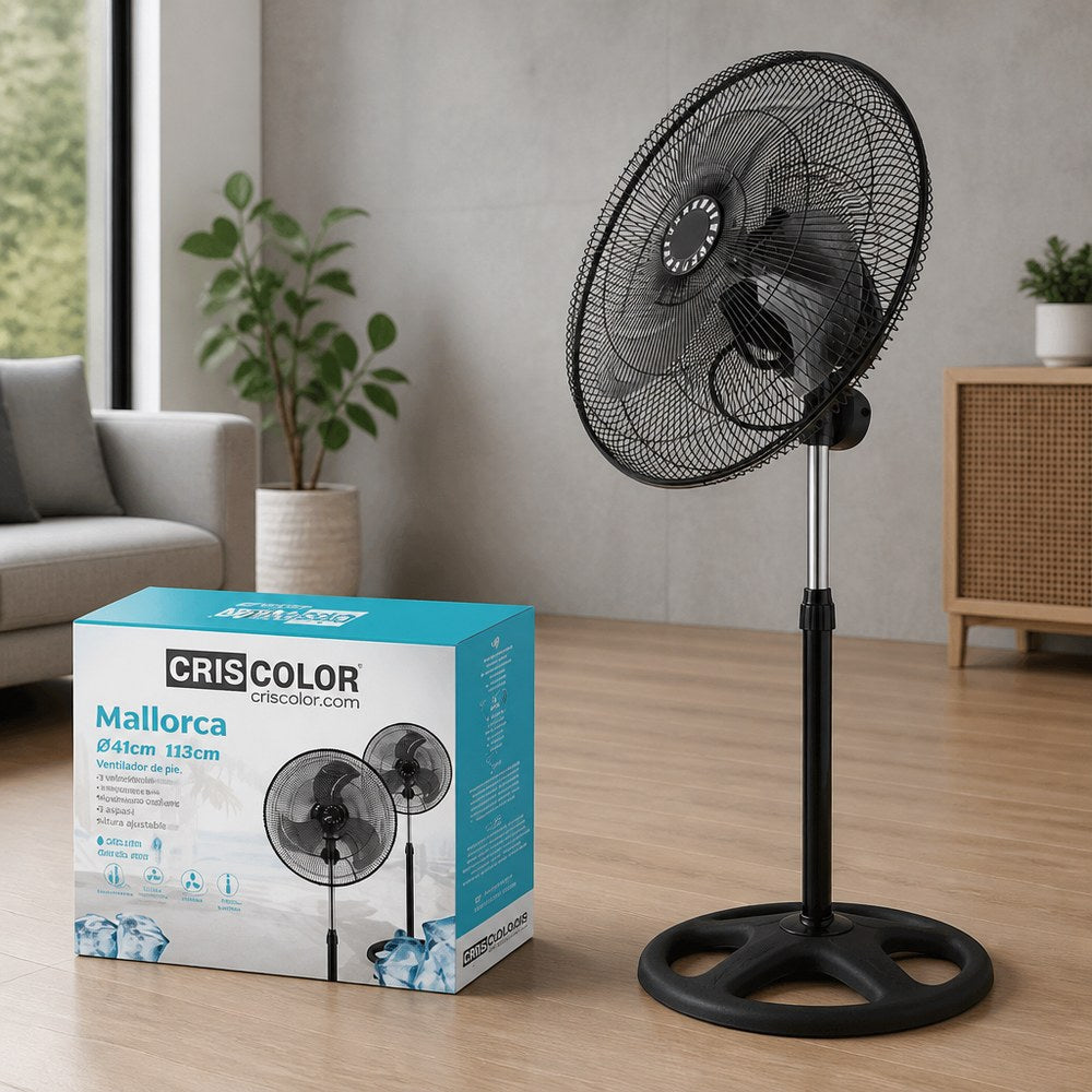 Black Floor Fan