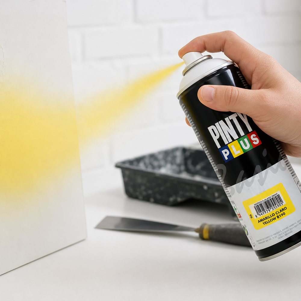 Light Yellow Spray Paint 126 Pinty Plus