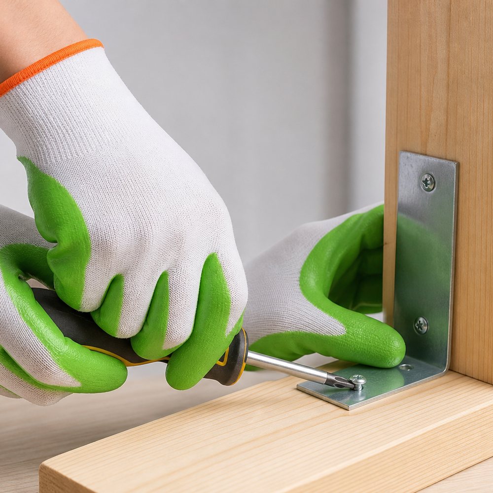 Guantes verdes de butilo de alta calidad