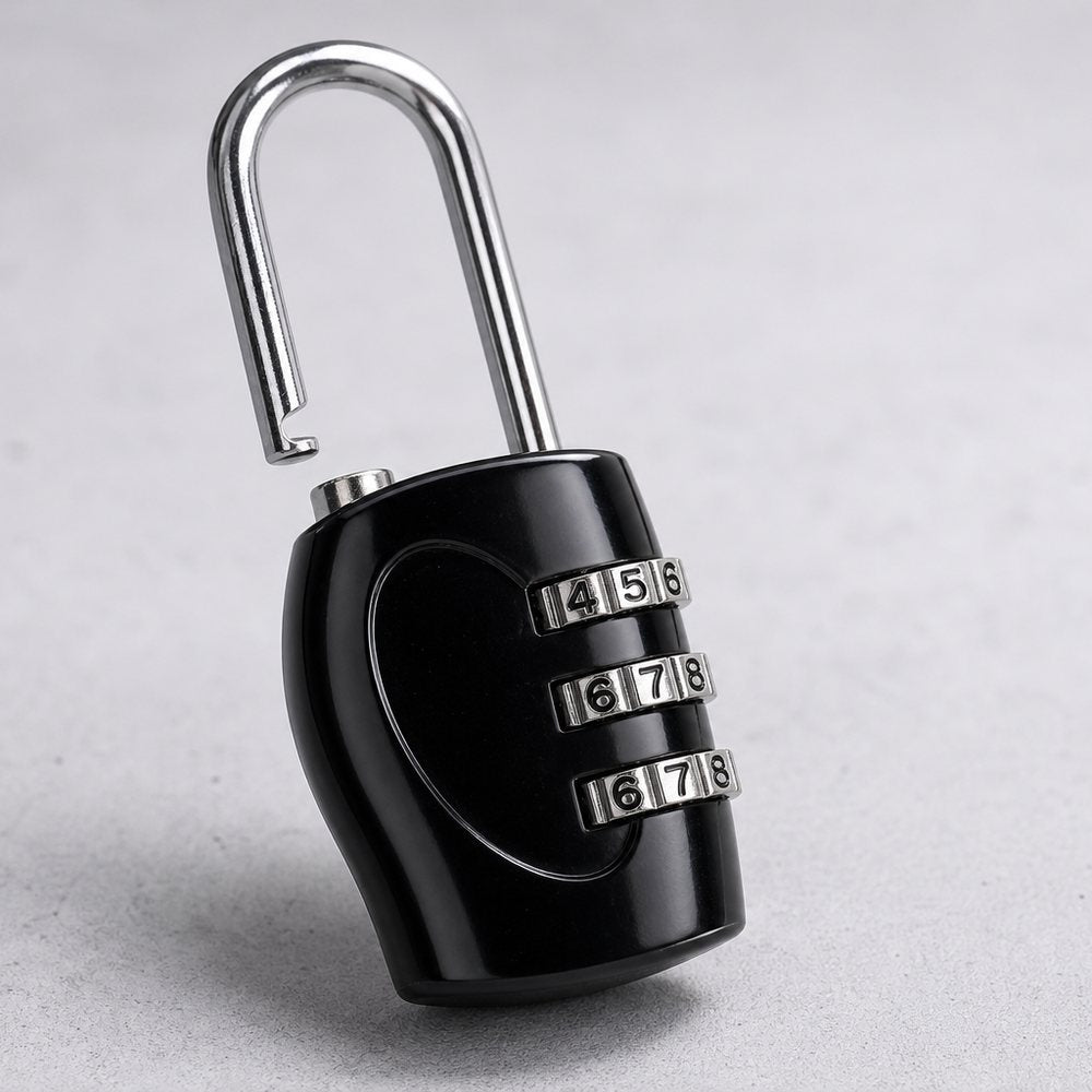 3-digit combination padlock