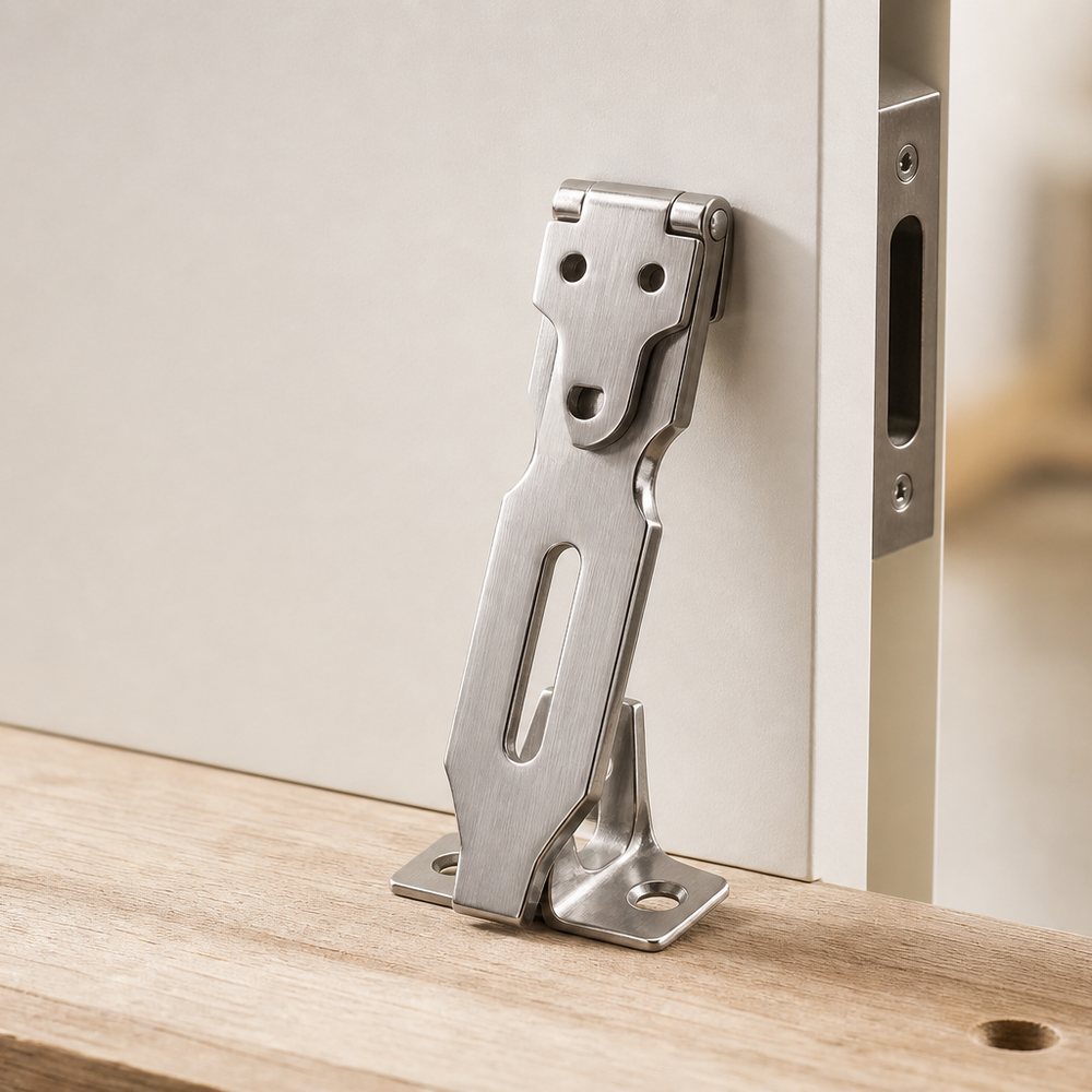 Stainless steel door closure
